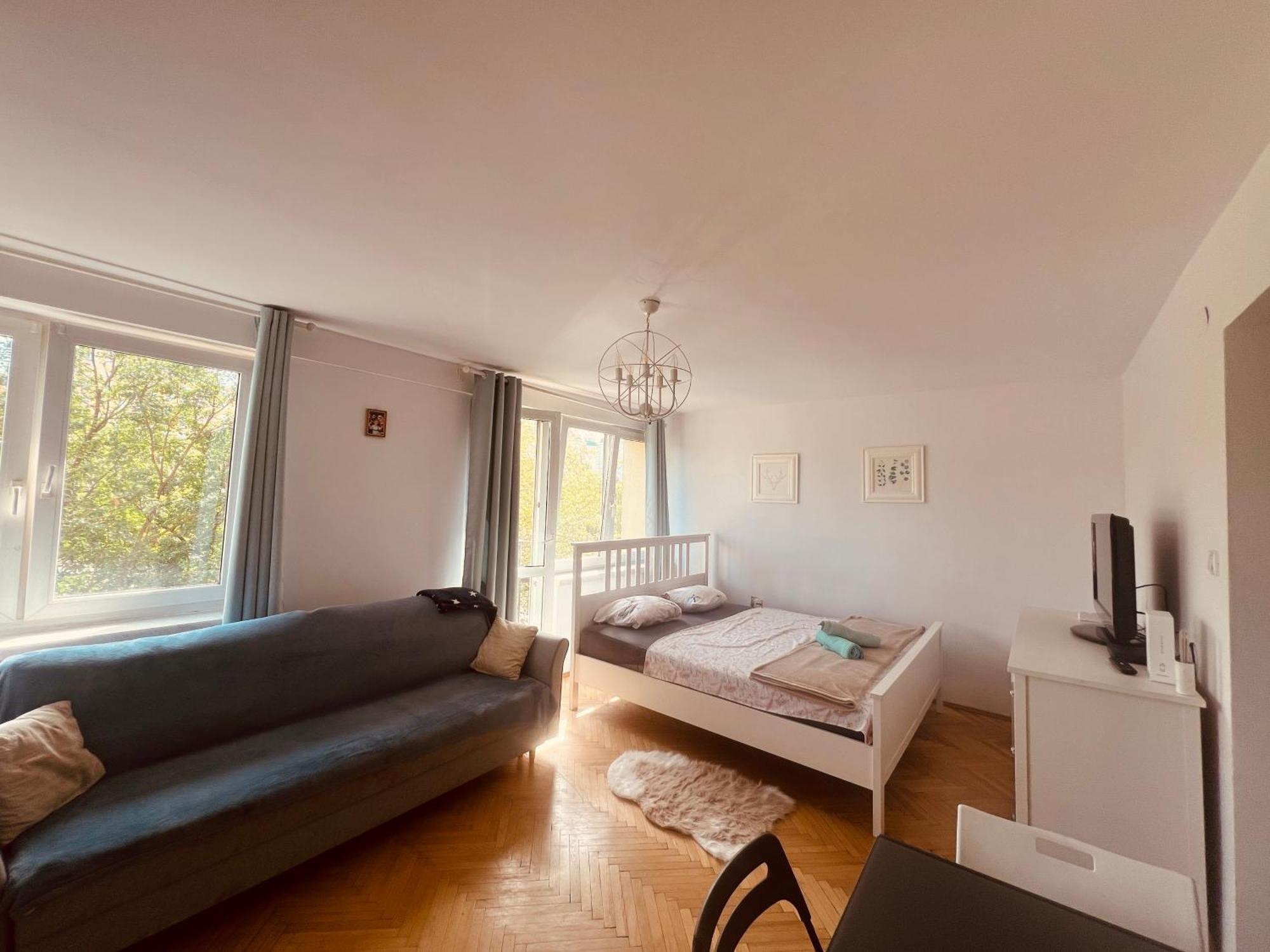 Entire Studio In Centrum Apartment วอร์ซอ ภายนอก รูปภาพ